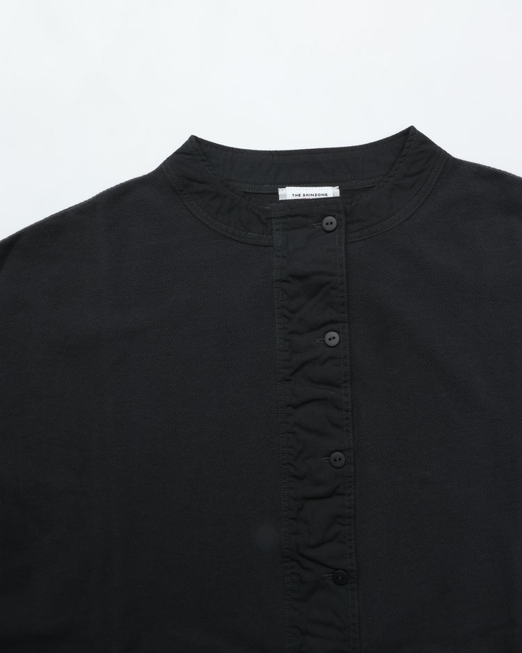 THE SHINZONE / MILITARY HENLEY PULLOVER BLACK – CASDAY / キャスデイ