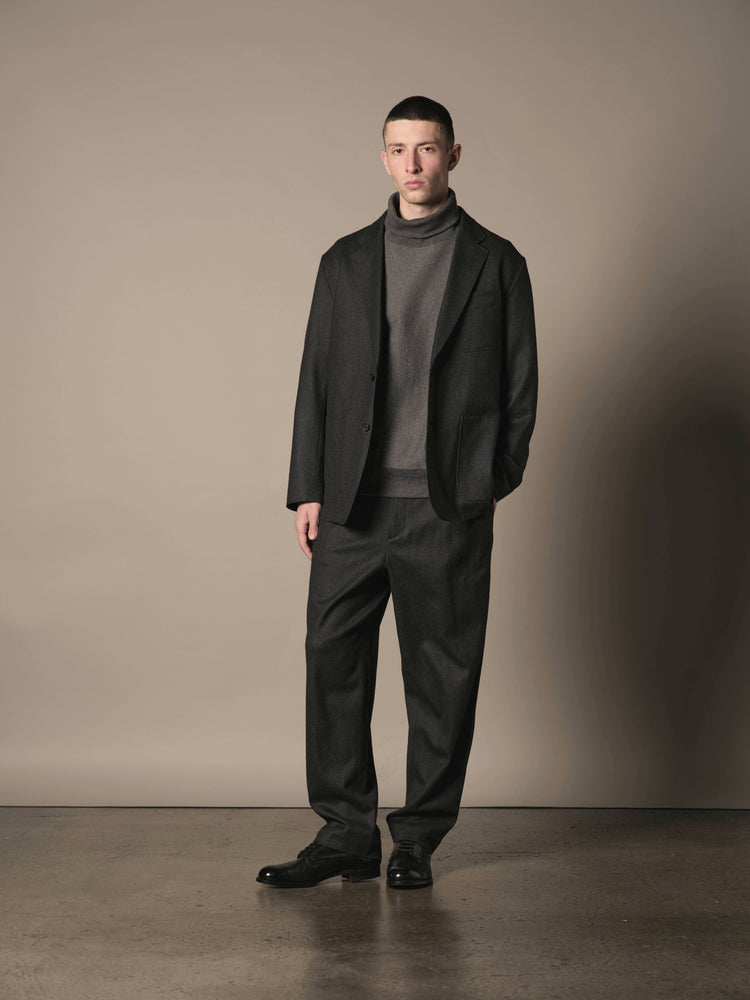 A VONTADE Turtle Neck Sweat L/S VTD-0441-CS2 CG/CHA – CASDAY