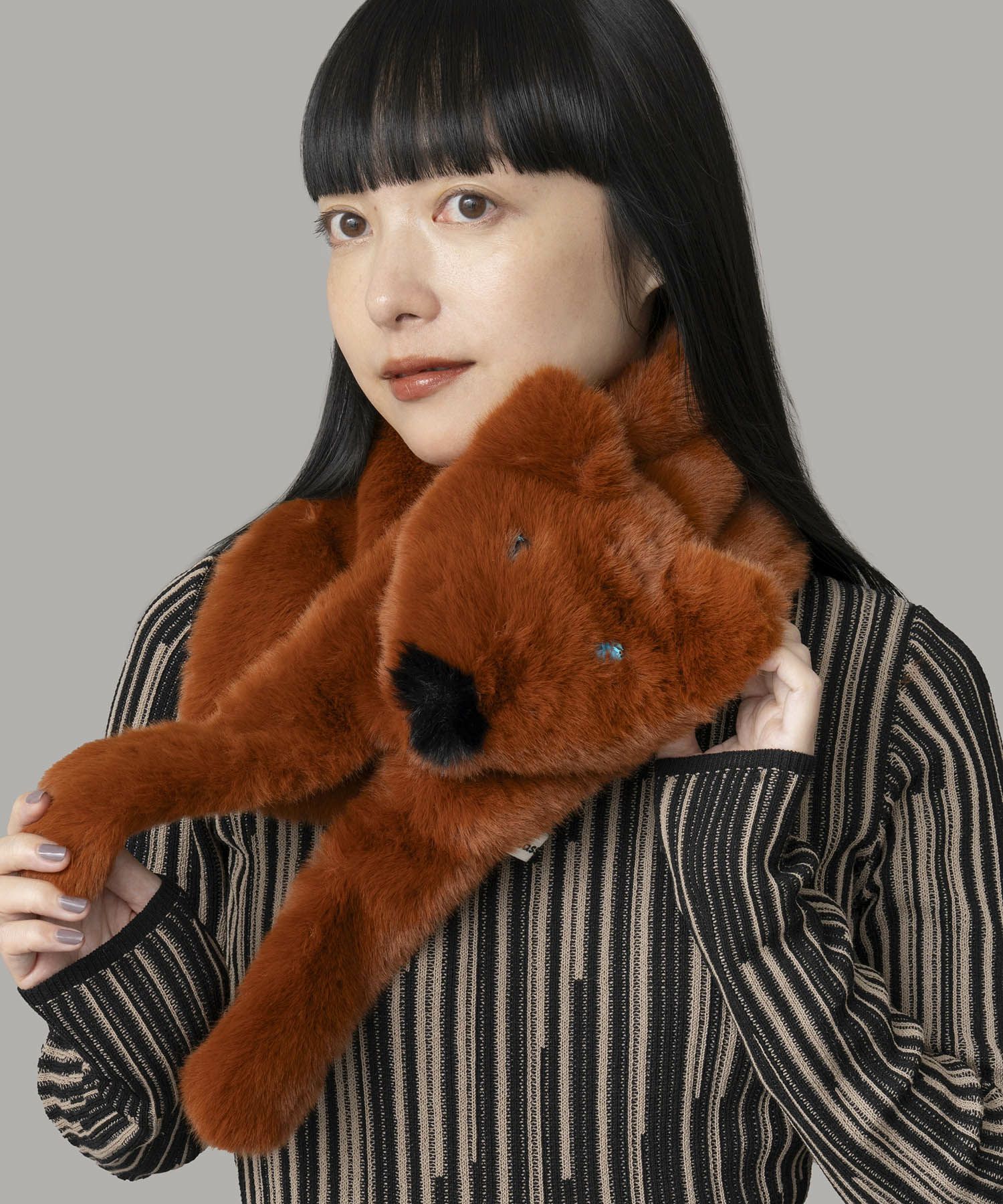 Casselini(キャセリーニ)フェイクフォックスマフラー | CASSELINI