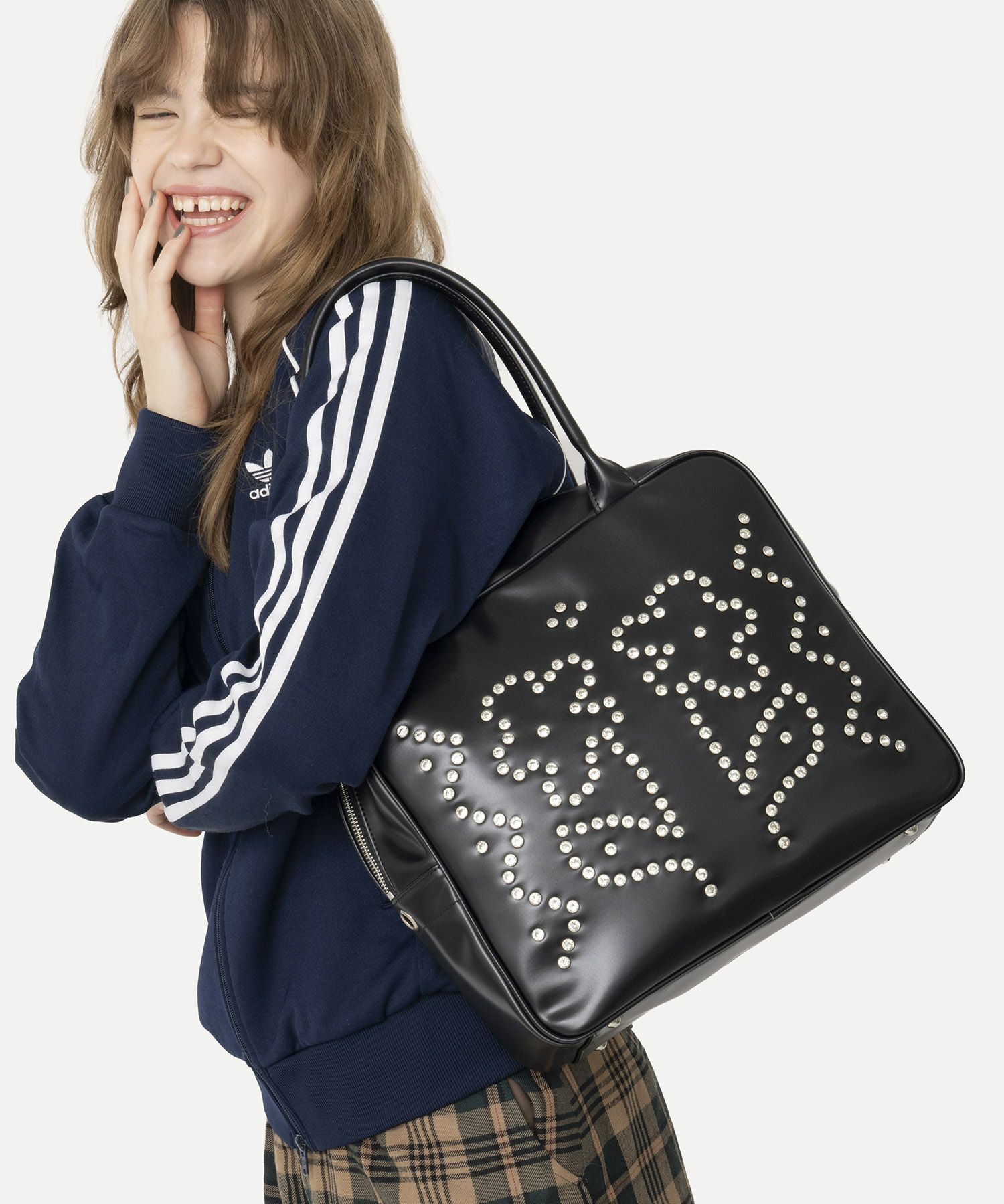 HEY! Mrs ROSE(ヘイ！ミセスローズ)Rhinestone Boston | CASSELINI