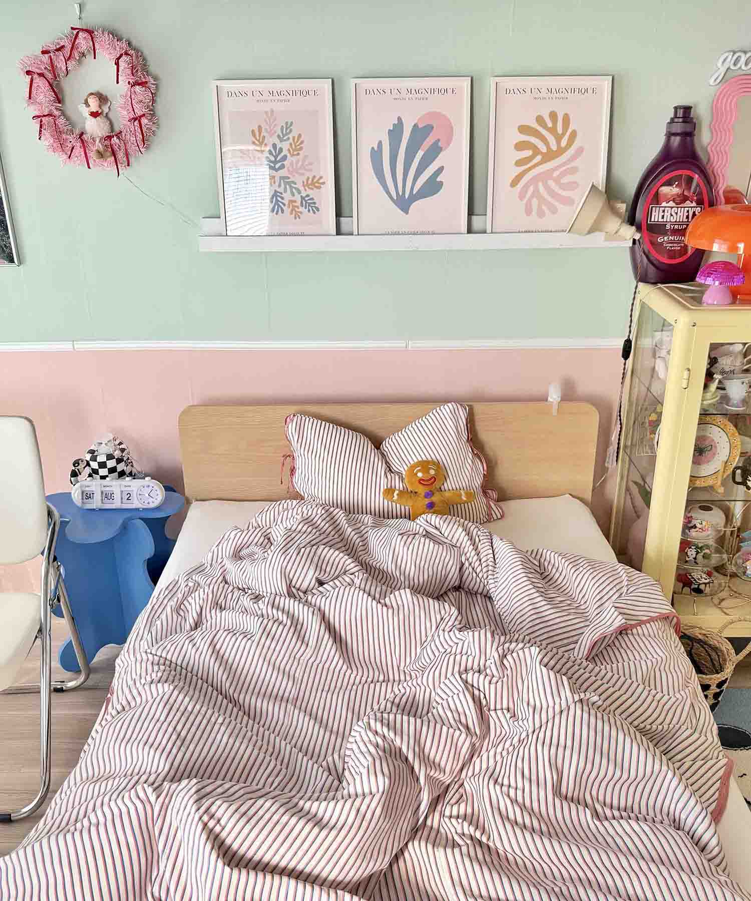 Casselini HOME(キャセリーニ ホーム)ストライプ布団カバーセット