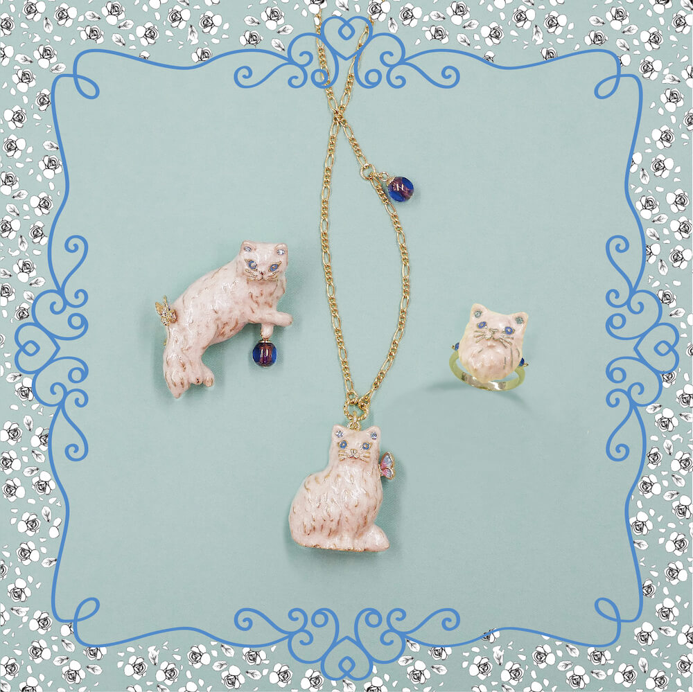 Anna Sui（アナスイ）から新作の猫アクセサリーが登場！黒猫とペルシャ