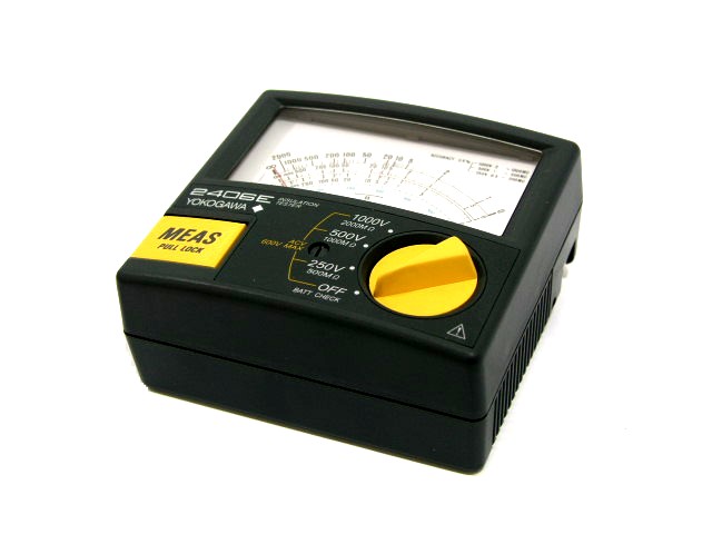 オリックス・レンテック | 240635 アナログ絶縁抵抗計 - 計測器・測定