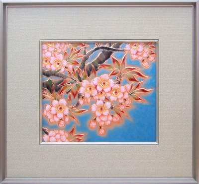 レリーフ桜額 | 安藤七宝店カタログサイト
