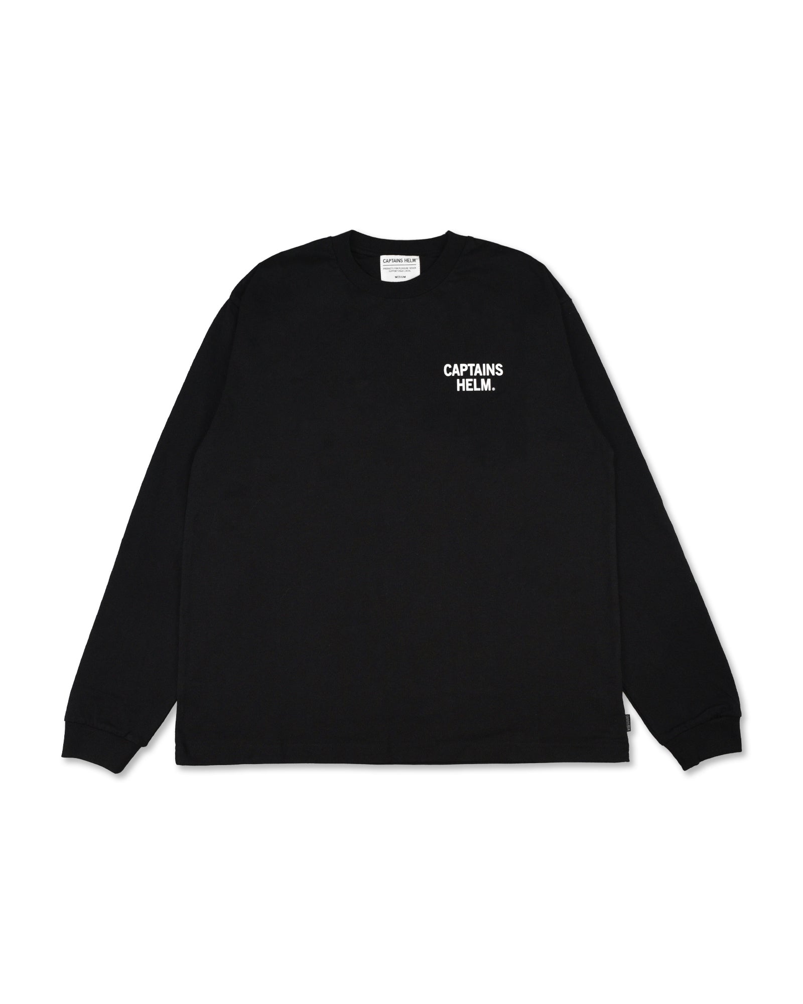 CAPTAINS HELM #OUTDOOR LOGO LS TEE