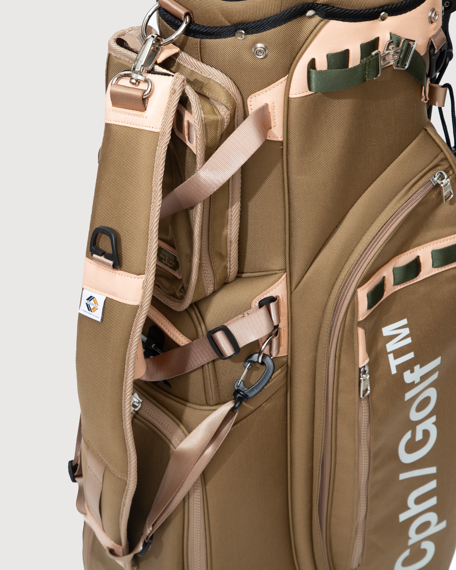 AS2OV×Cph/Golf™ #CADDY BAG - COYOTE - – Cph/Golf™︎