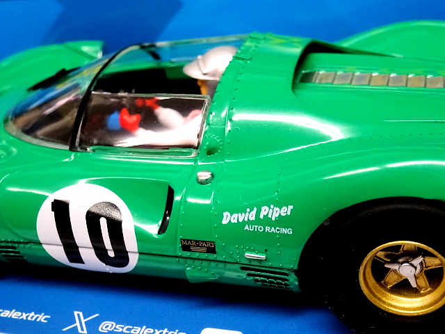 スロットカー】Scalextric（Hornby）スーパー7（72号黄緑） スロット