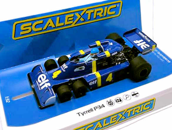 Scalextric 1/32 ｽﾛｯﾄｶｰ C4328 ◇ Tyrrell P34 ＃4/Patrick Depailler