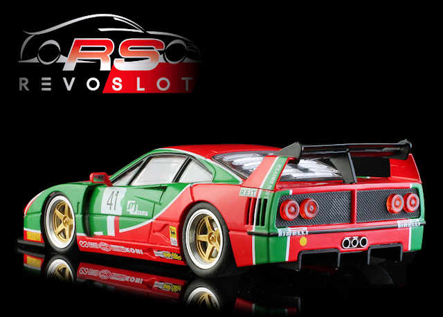 Revoslot 1/32 ｽﾛｯﾄｶｰ RS0223◇ Ferrari F40 #41 Brummel Le Mans 1995