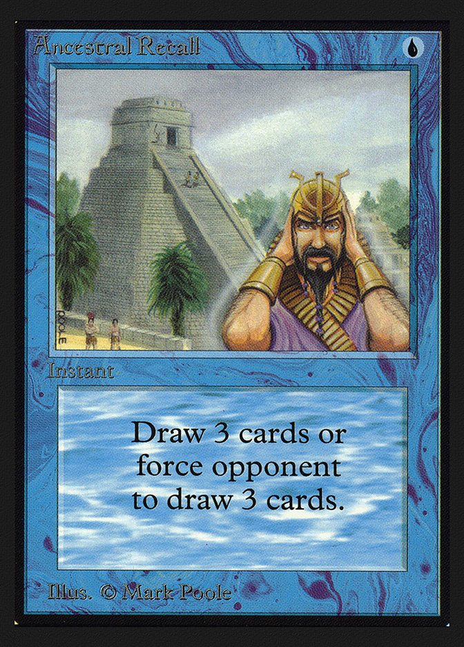 Ancestral Recall · Collectors' Edition (CED) #48 · Scryfall Magic