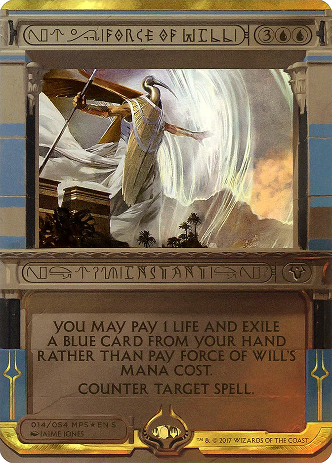 Force of Will · Amonkhet Invocations (MP2) #14 · Scryfall Magic