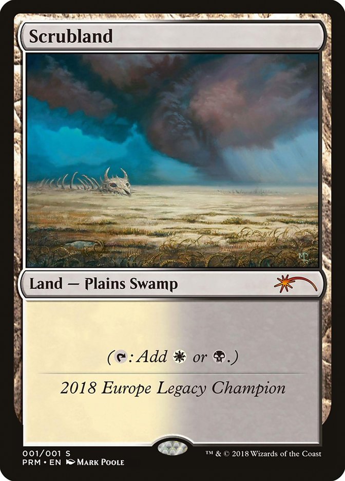 MTG Scrubland 3ED デュアルランド MTG Scrubland 3ED デュアルランド