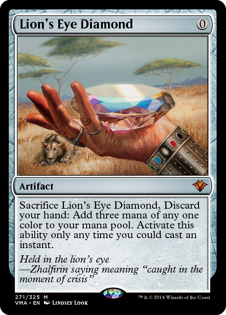 MTG ライオンの瞳のダイアモンド 英語版 ライオンの瞳のダイアモンド