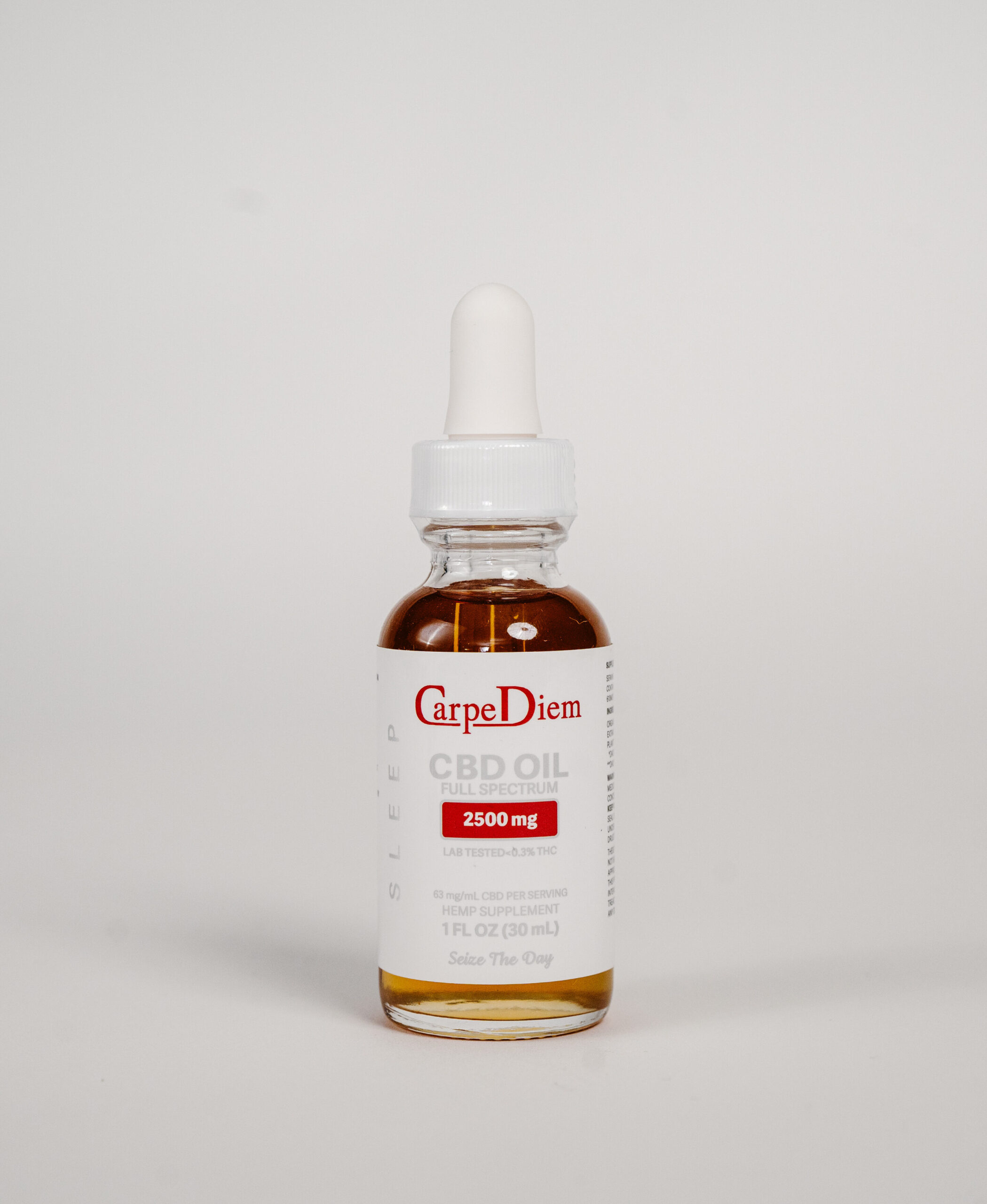 Sleep CBD Oil 2500 mg Full-Spectrum - Carpe Diem CBD
