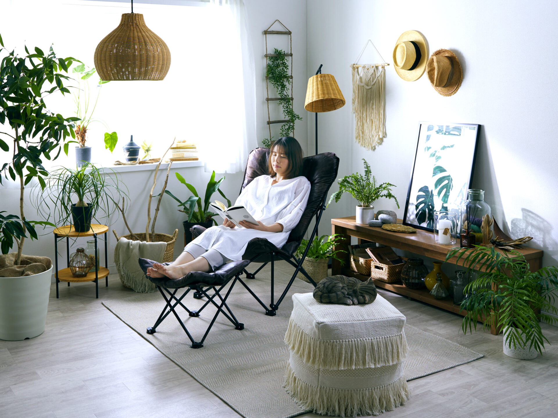 ニトリでアウトドア】バタフライチェア＆オットマンがリニューアルして