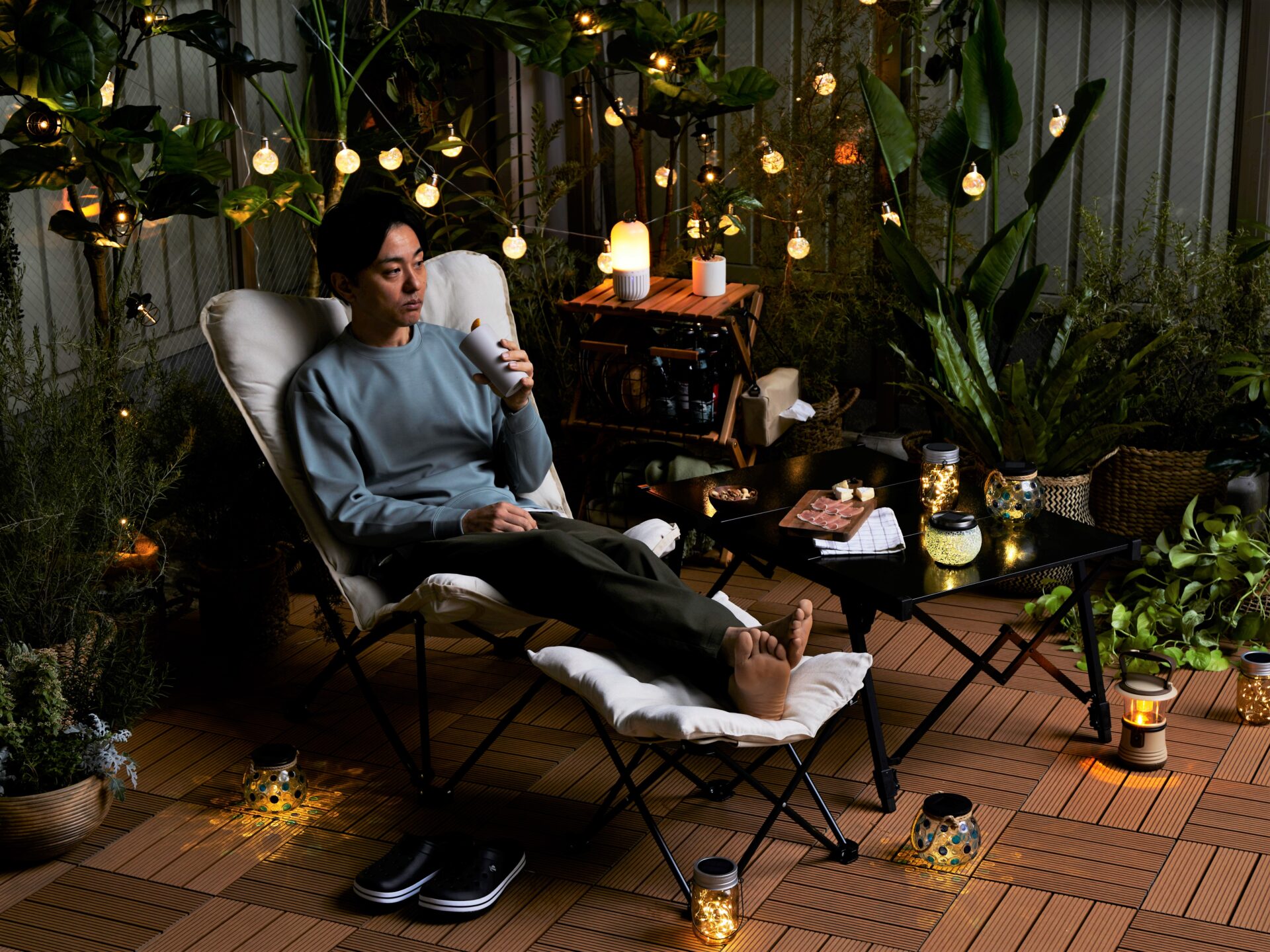 ニトリでアウトドア】バタフライチェア＆オットマンがリニューアルして