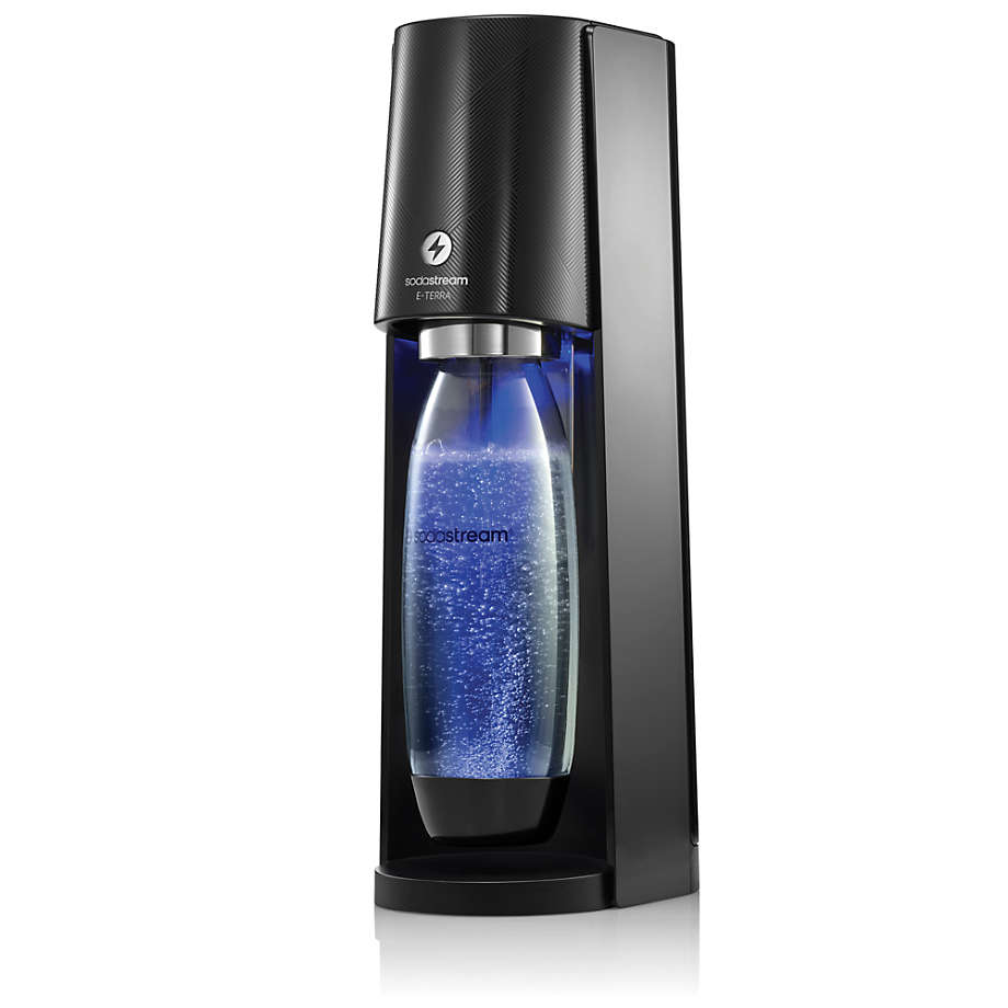 SodaStream E-Terra Black Sparkling Water Maker + Reviews | Crate