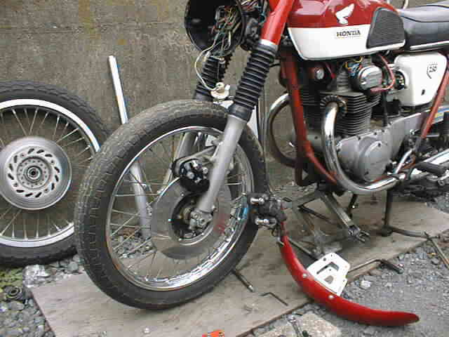 フロントブレーキのディスク化（next step) | Do the Rock! CB250