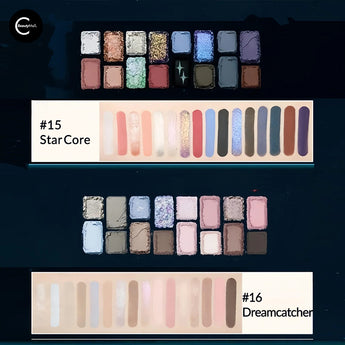 CHEERYEP (QIANYAN) 16-Color Natural Star Eye Shadow Palette - 16