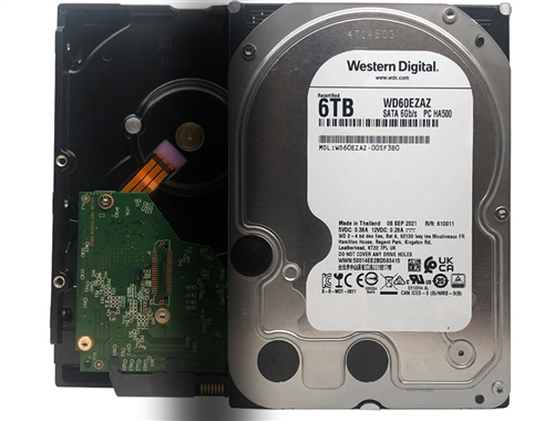 Western Digital Blue WD60EZAZ 6TB 5400RPM 256MB SATA 6.0Gb/s 3.5