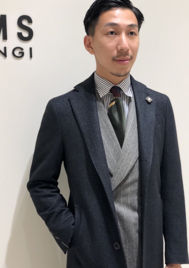 LARDINI ラルディーニ チェスターコート 44 【公式通販】