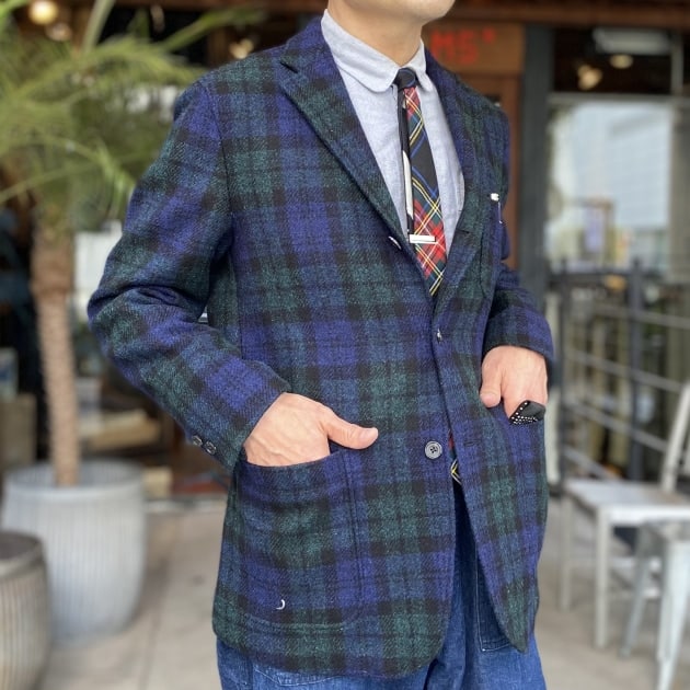 おすすめの定番チェック柄ジャケットです。｜ビームス プラス 原宿｜BEAMS