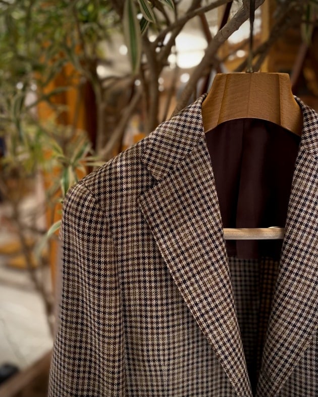 BEAMS F〉New Arrival シルクのガンクラブチェック｜ビームス ライフ