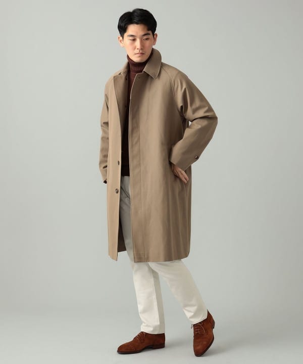 BEAMS F＞HARRIS TWEED バルカラーコート｜BEAMS F（ビームスF）｜BEAMS