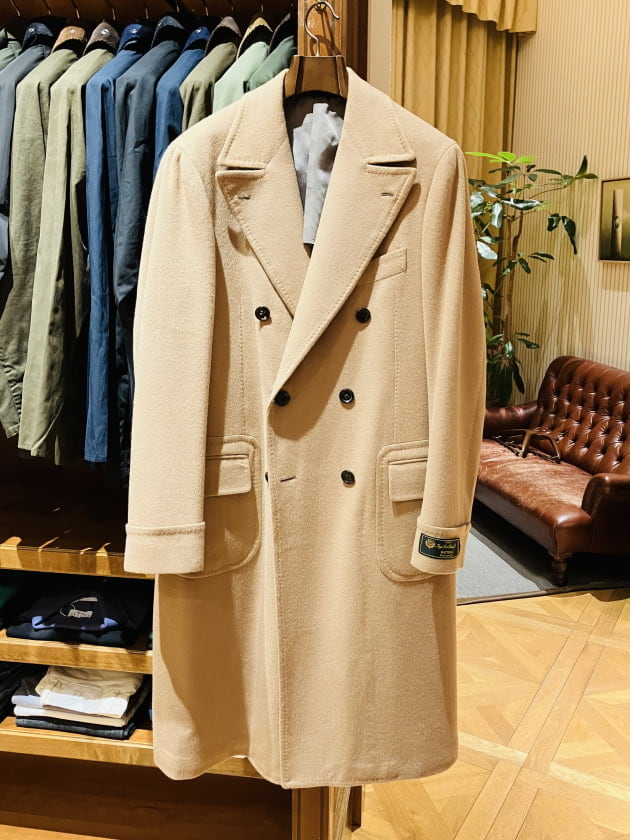 Brilla per il gusto / LORO PIANA FABRIC キャメル ダブルブレスト