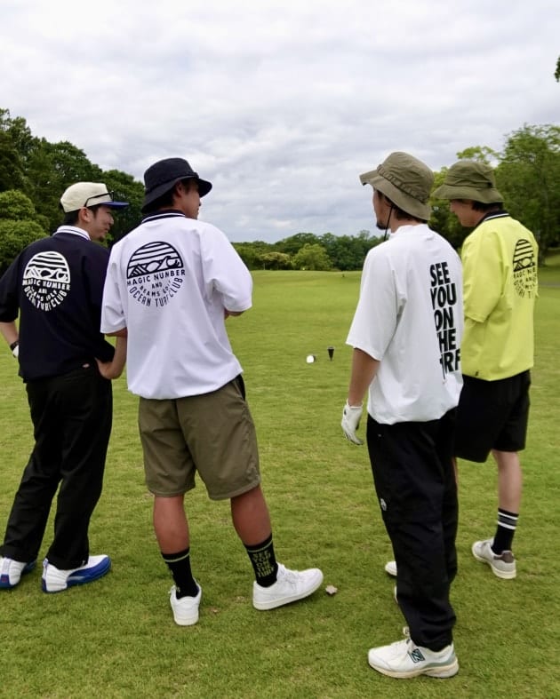 MAGIC NUMBER × BEAMS GOLF サファリハット オリーブ