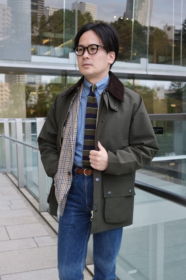Barbour〉着心地もよく機能的にも優れたBEDALEジャケットを