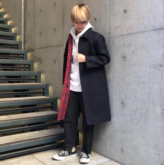 激レア美品！ BEAMS ステンカラーコート リバーシブル ウール 小松 M