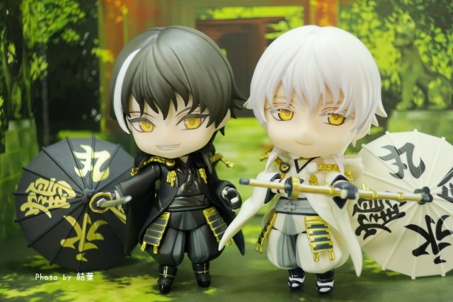 刀剣乱舞 三日月宗近 鶴丸国永 ねんどろいどどーる 和服と白無垢の