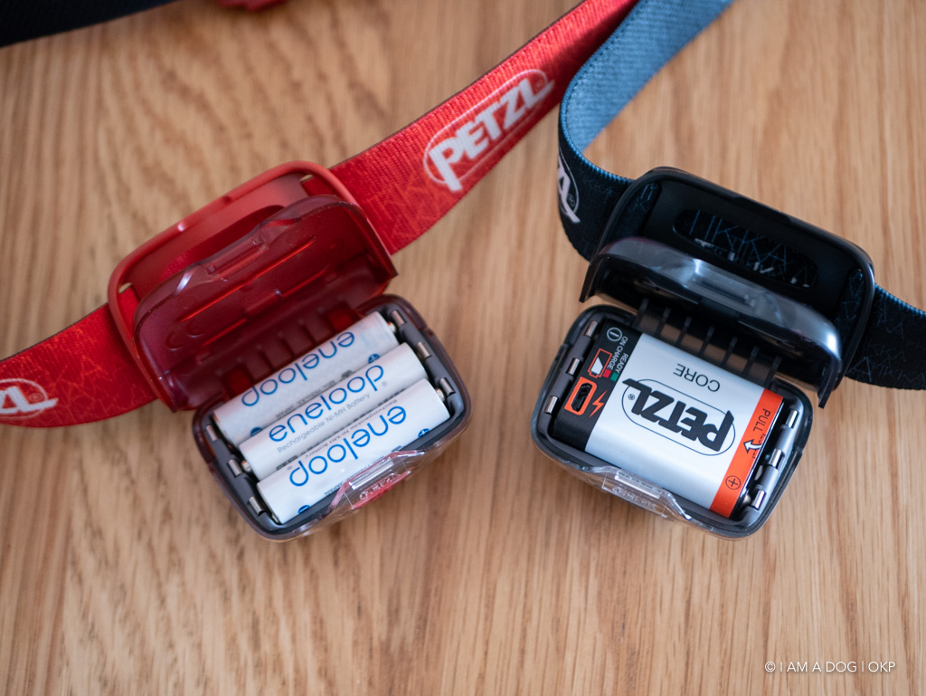 PETZL NAO+ ペツルヘッドライト バッテリー×2、エクステンションコード