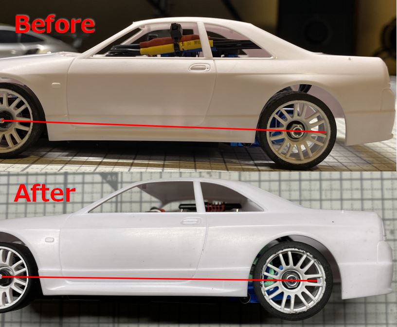 解決！】20th記念シャシー＆R33 GT-Rニスモのフィッティングが改善した