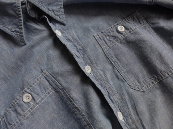 1960s Vintage King Kole Cotton Chambray Shirt ヴィンテージキング