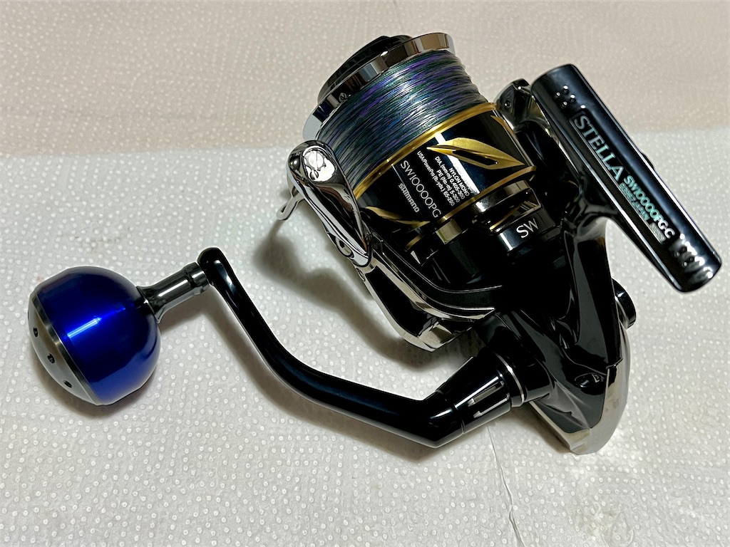 19ステラsw14000xg ゴメクサスカスタムハンドル付き 19ステラsw14000xg