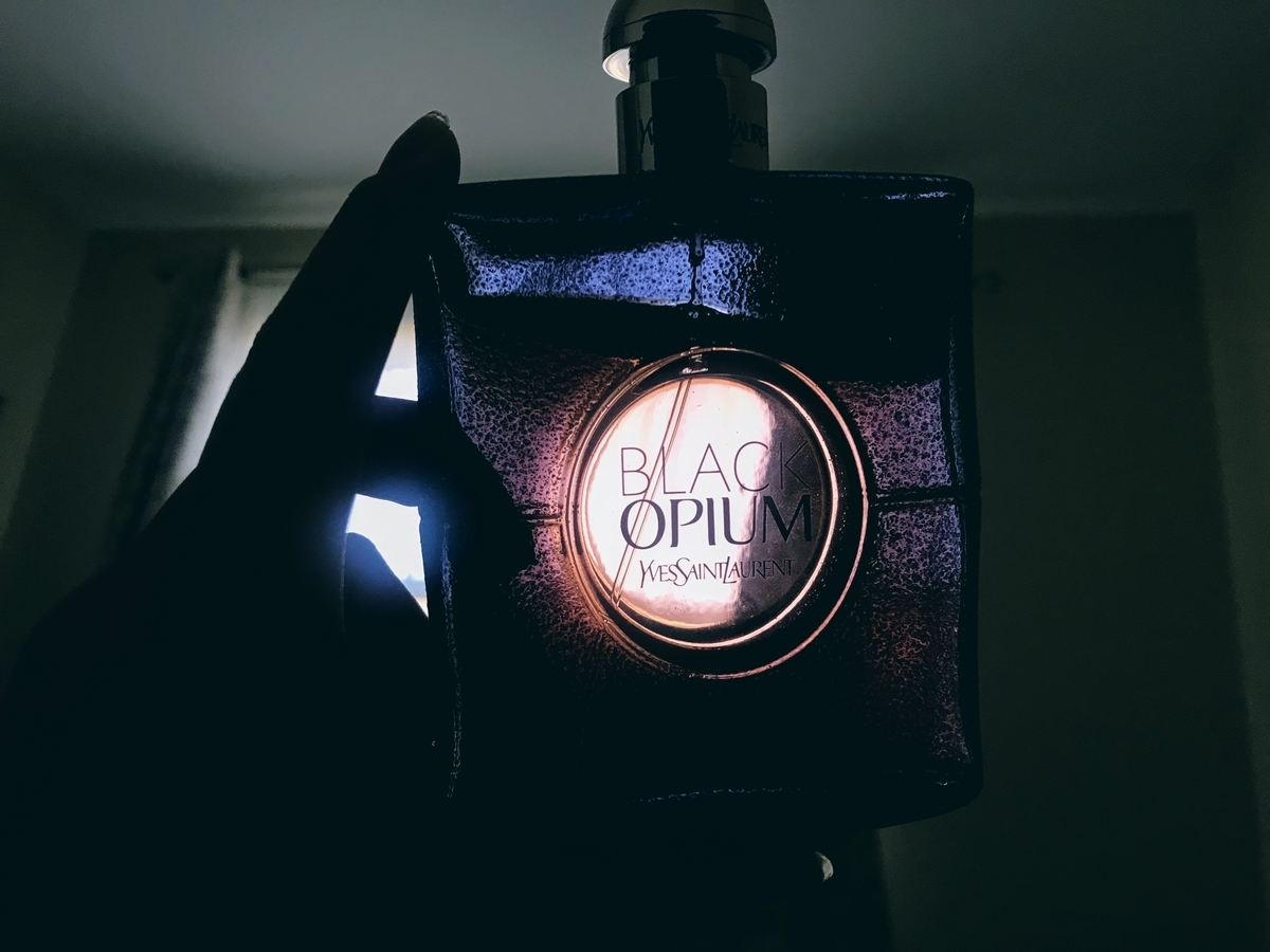 イブサンローラン ブラックオピウム - YSL Black Opium - 香水瓶の底