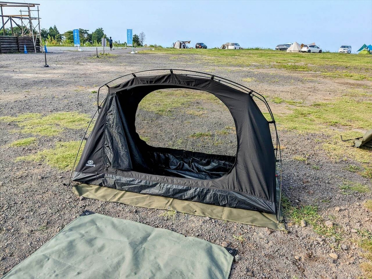 GOGlamping SKY EYE｜天面もメッシュにできる万能T/Cソロテントを