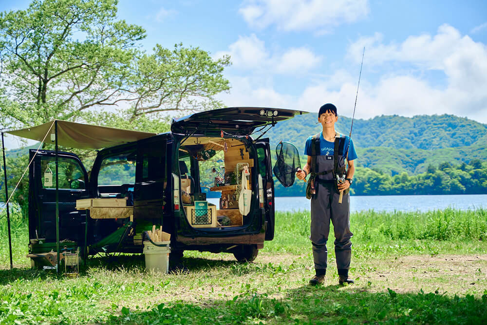 実例】釣り☓ソロキャンプ！N-VANを車中泊仕様のDIYでエンジョイ【車