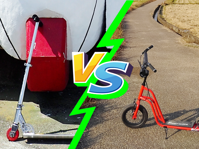 キックボード vs. バギークロス - キックボード旅人の日常