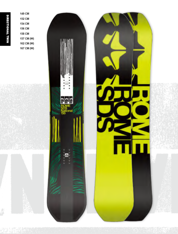 スノーボード ROME SDS NATIONAL 157 wide 2020-21 スノーボード ROME