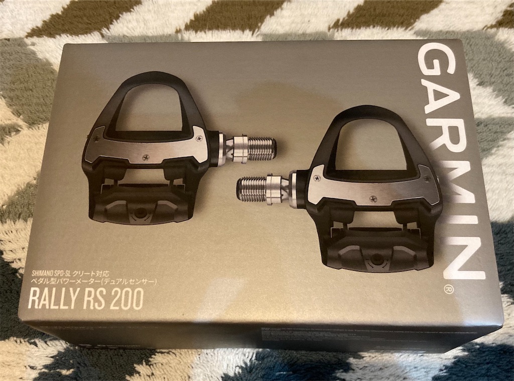 Garmin ペダル型パワーメーター Rally RS200 を購入して試してみたので