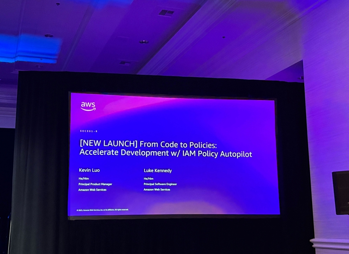 AWS re:Invent 2025】セッションレポート_コードからポリシーへ:IAM