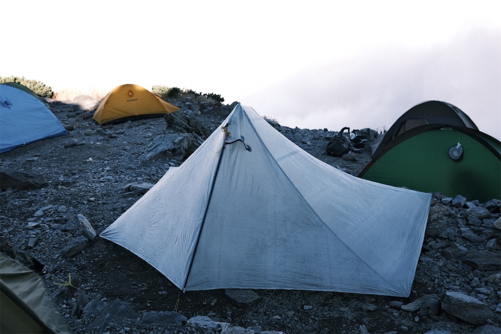 495g】俺のUL登山道具2021 Tarptent Aeon li - get ready