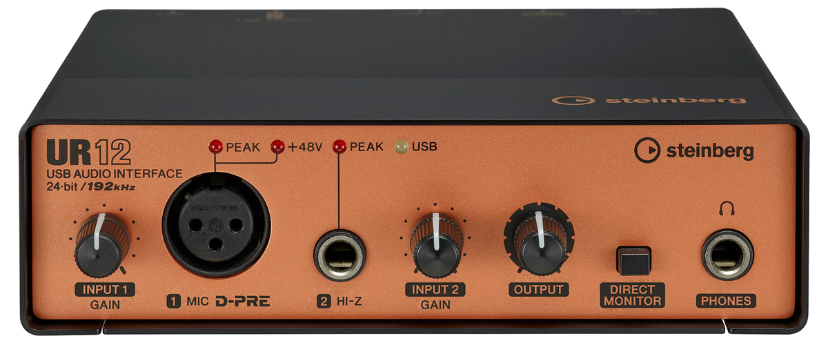 オーディオインターフェースSTEINBERG UR12のカラバリが登場。さらに
