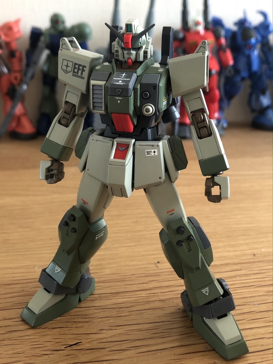 HGUC陸戦型ガンダムジオラマ