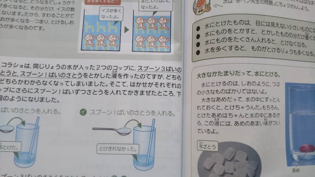 進研ゼミ【考える力・プラス講座】3年2月号は塩の実験と税のお話が