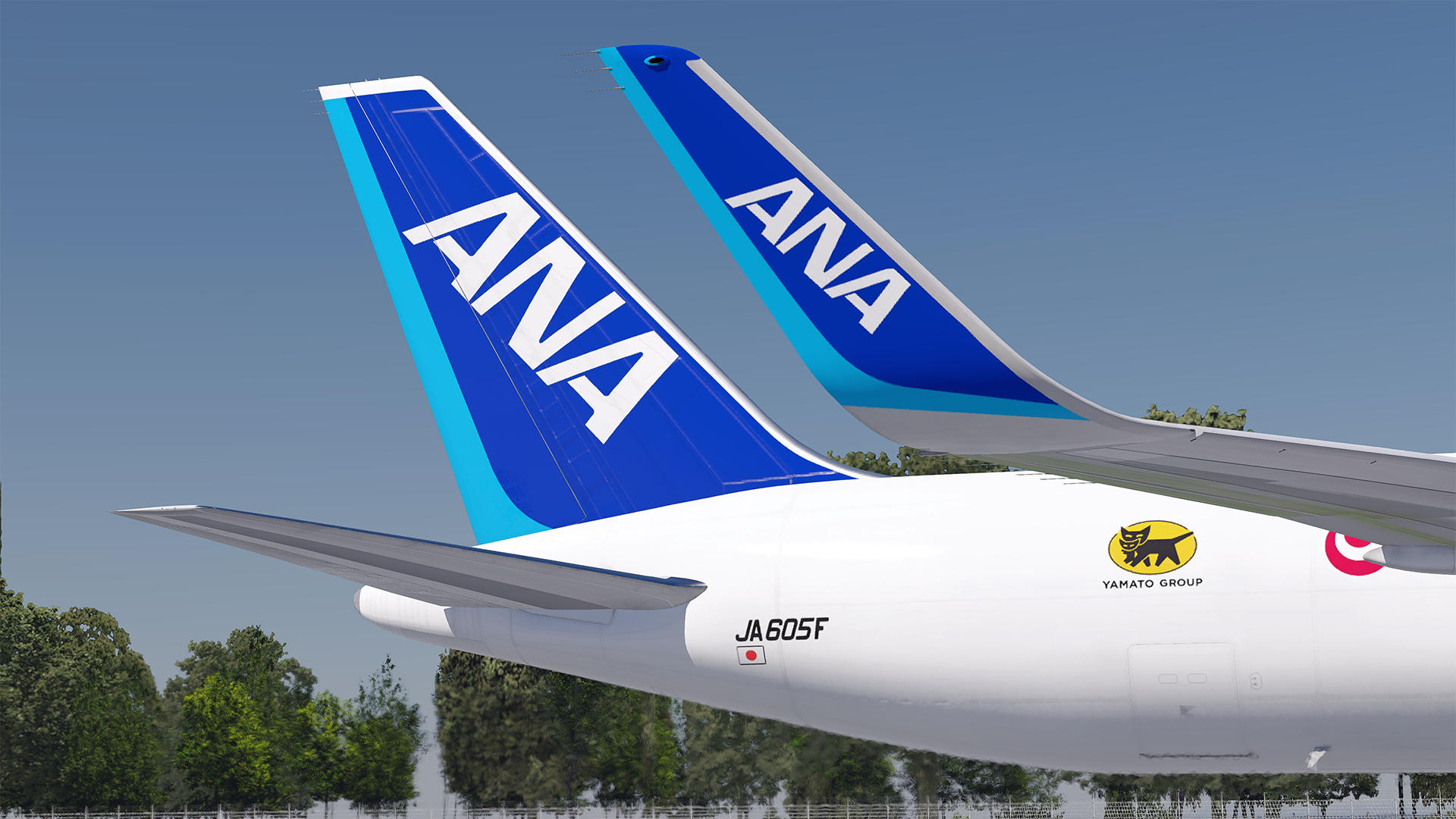 OCS ロゴ入りANA CARGO B767-300F 模型 OCS ロゴ入りANA CARGO B767