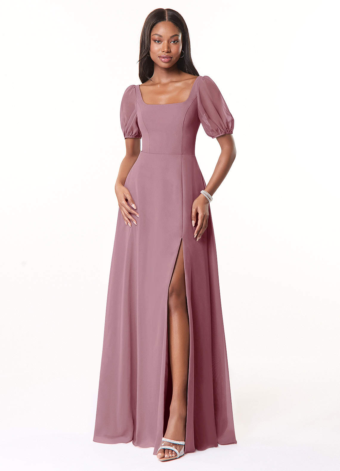 Azazie Alani Vintage Mauve Bridesmaid Dresses | Azazie